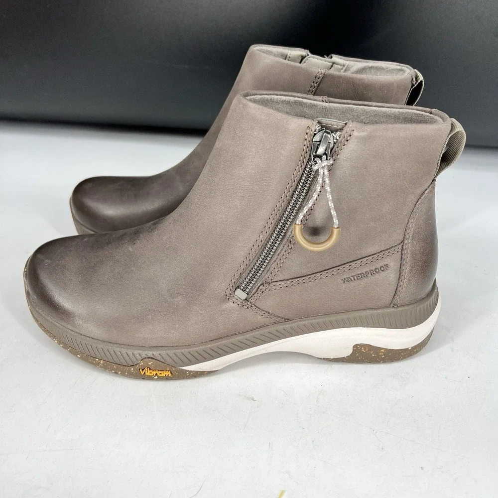 Dansko Margo‎ Waterproof Burnished Morel Brown Boots Size 36 (6.5 - 7) NWOB